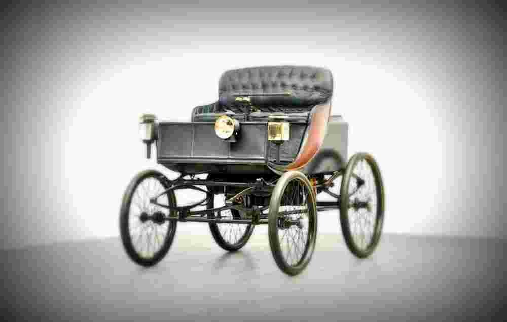 1897 Hart Steam Victoria Four Seater Dos a Dos A4 Photo Print