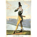 18th C GB Political Satire Cartoon A Crop Pri Vintage Retro Advert Poster A4 Ph