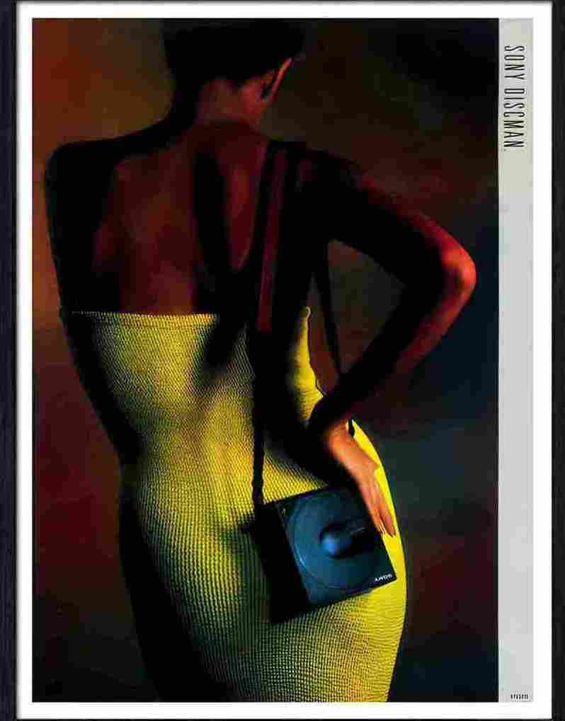 19 sony discman Advert A4 Photo Print