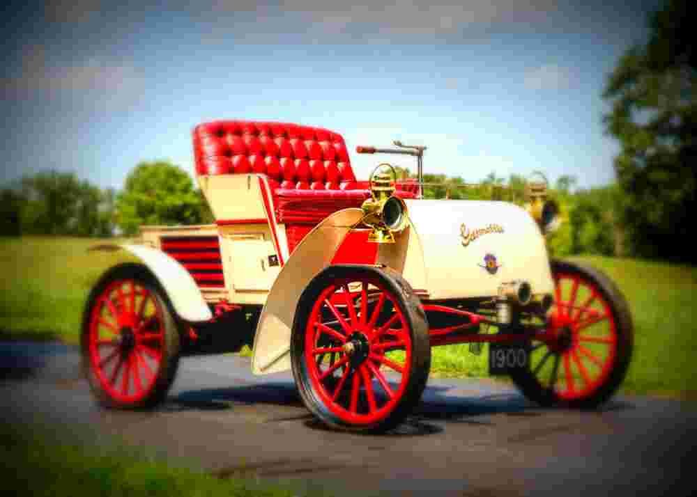 1900 Gasmobile Runabout A4 Photo Print