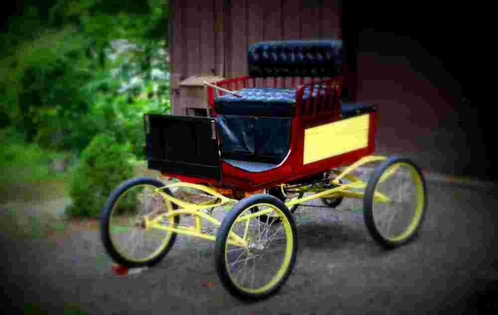1900 Mobile Steam Model 4 5 5HP Runabout A4 Photo Print