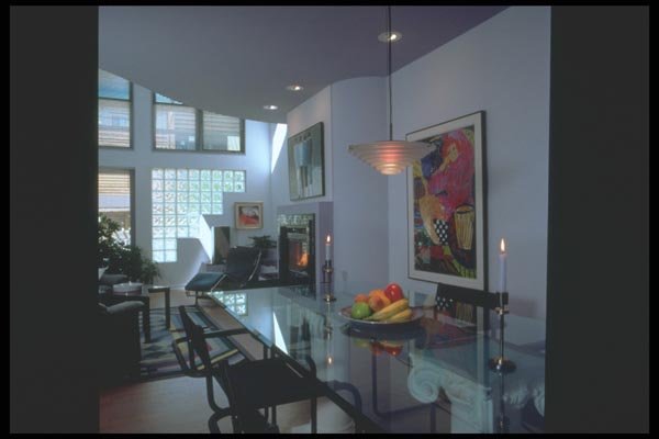 190003 Glass Table And Fruit A4 Photo Print