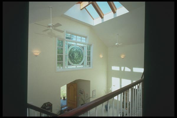 190012 Stained Glass And Skylight A4 Photo Print