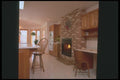 190021 Fireplace Kitchen A4 Photo Print