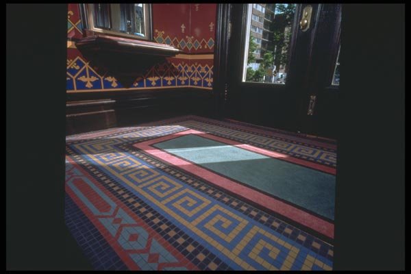 190070 Tiled Entrance A4 Photo Print