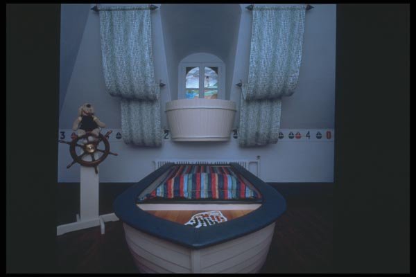 190072 Boat Bedroom A4 Photo Print