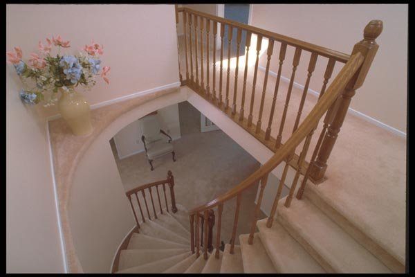190079 Rounded Stairway A4 Photo Print