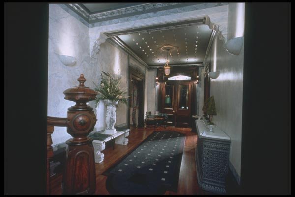 190094 Wood And Marble Entrance A4 Photo Print