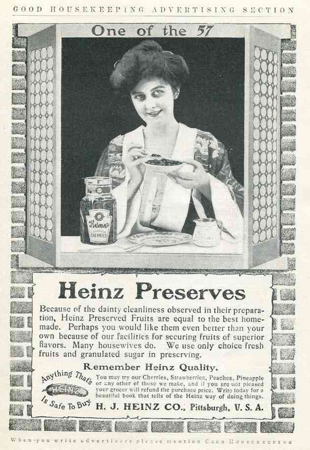 1900s Heinz Preserves advert A4 Photo Print
