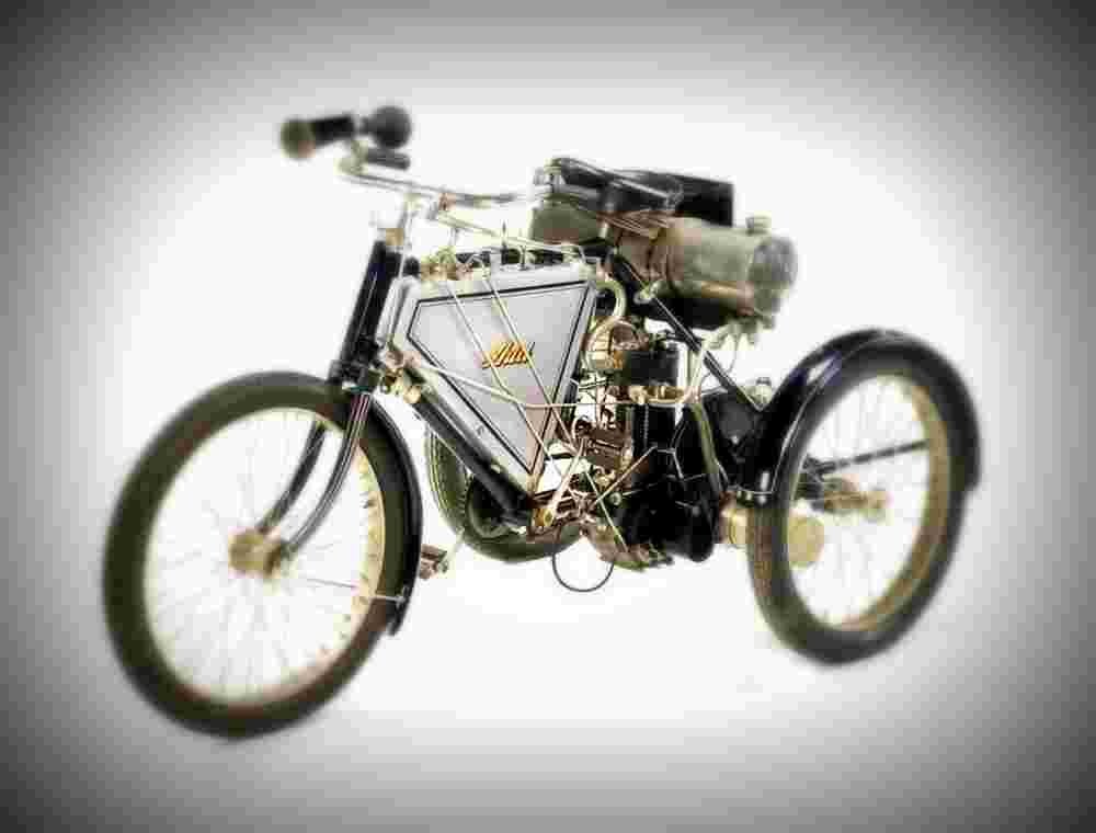 1901 Ariel 375cc Quad Tri Cycle A4 Photo Print