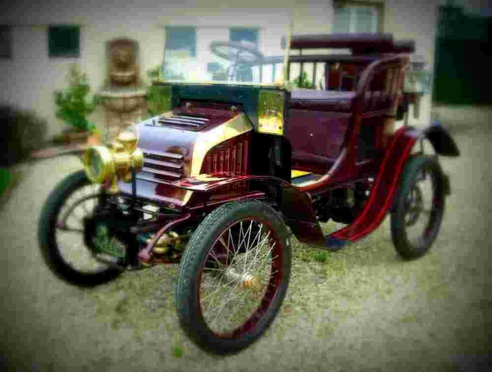 1901 Delin 4HP Voiturette A4 Photo Print