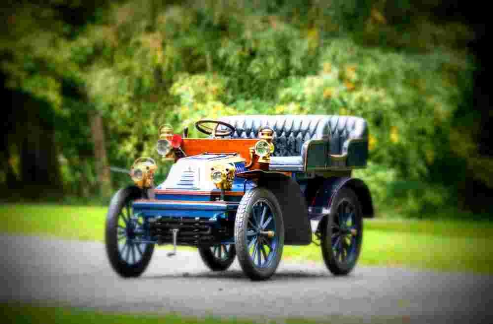 1902 Ader Twin Cylinder V Twin Four Seater A4 Photo Print