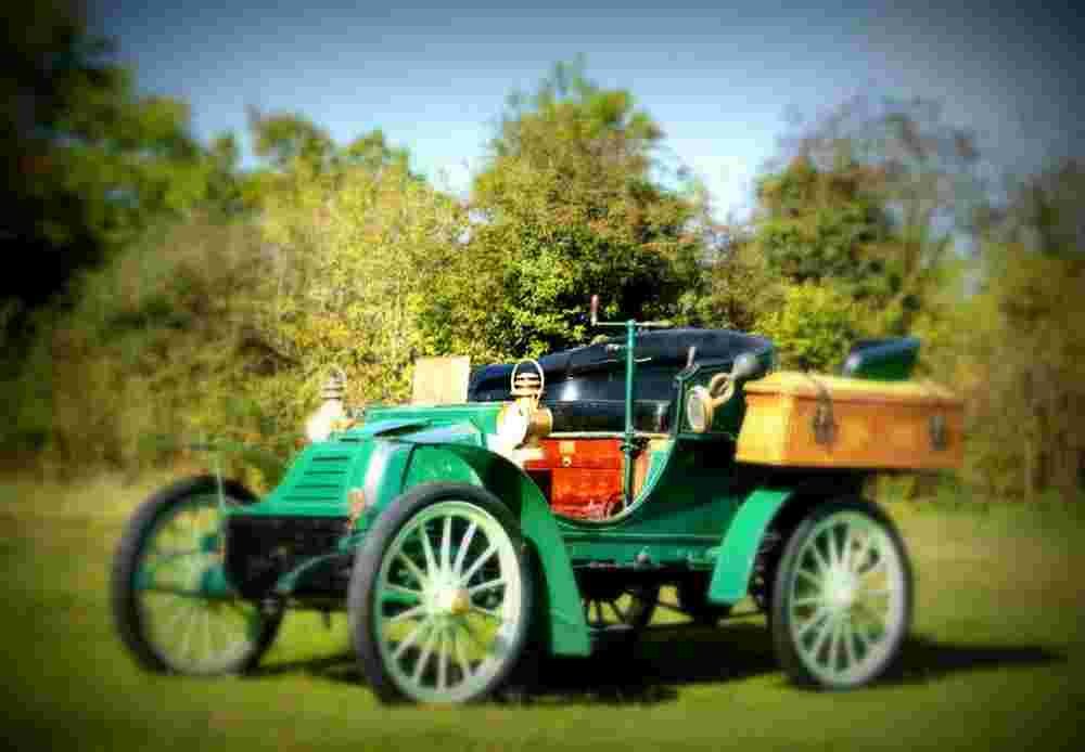 1902 Autocar Type VIII 10HP Twin Cylinder Rear Entrance Tonneau A4 Photo Print