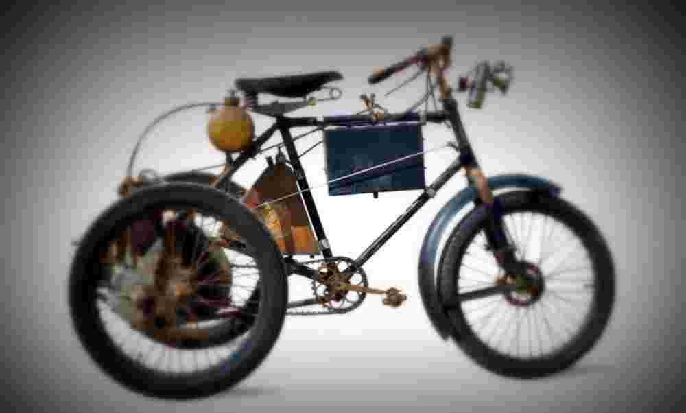 1902 Clement Tricycle A4 Photo Print