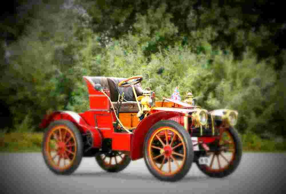 1902 Panhard et Levassor 15hp Model KB Roadster A4 Photo Print
