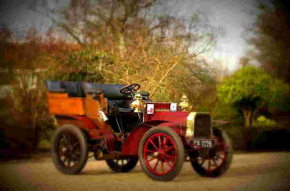 1903 Gladiator 10HP 2 Cylinder Rear Entrance Tonneau A4 Photo Print