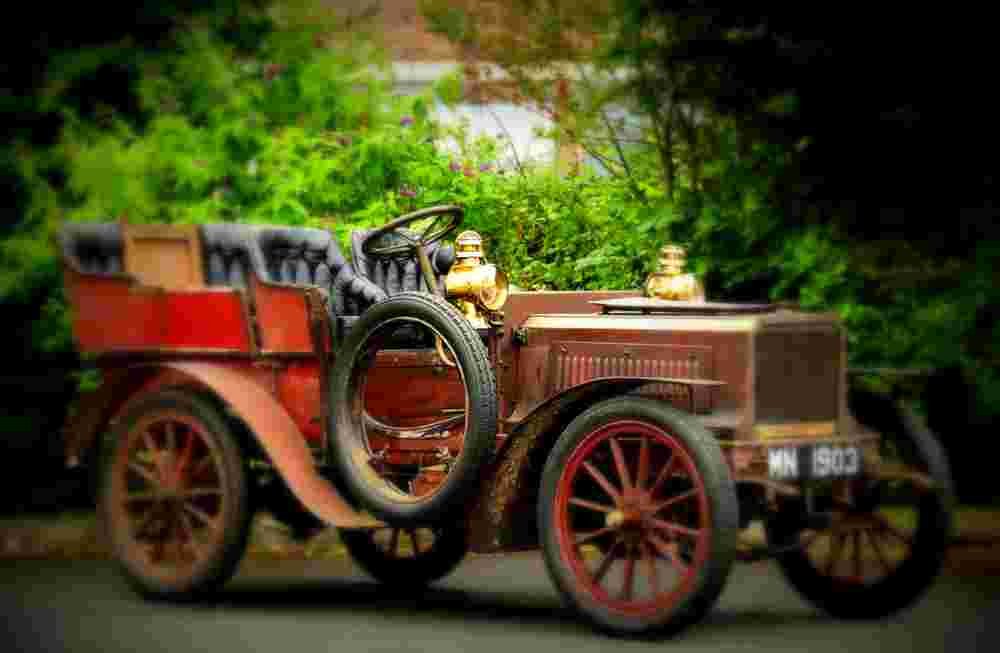 1903 Lacoste et Battmann 12hp Twin Cylinder Four Seat Rear Entrance Tonneau A4 Photo Print