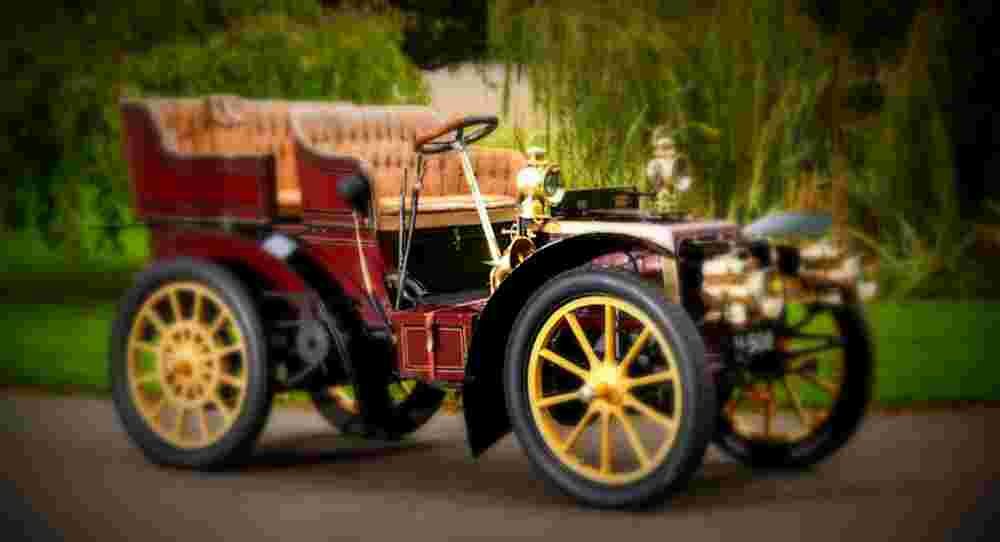 1903 Panhard et Levassor Model B 10HP Four Cylinder Rear Entrance Tonneau A4 Photo Print