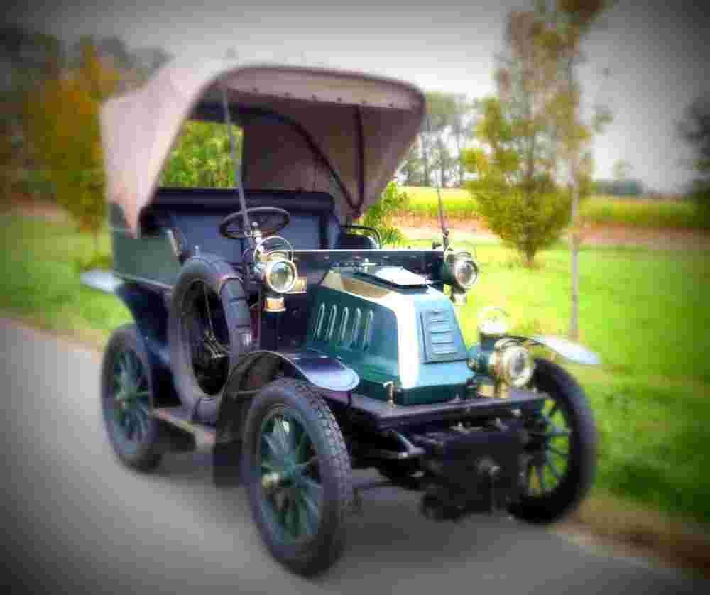 1903 barre twin cylinder four seater A4 Photo Print