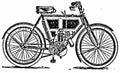 1904 Bradbury Peerless motorbike A4 Photo Print