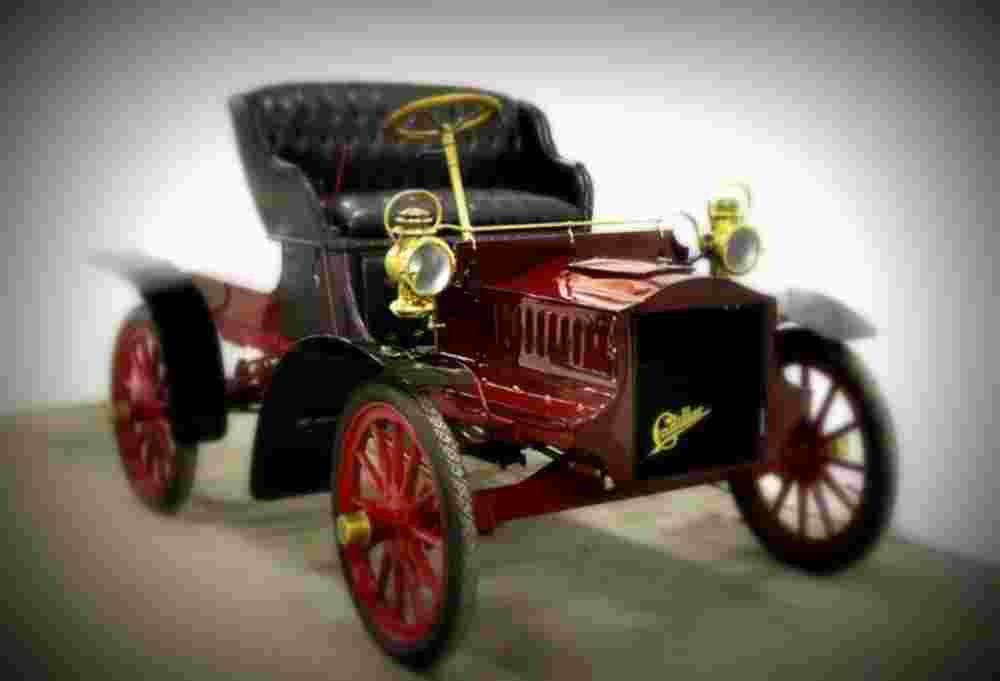 1904 Cadillac Model B Runabout A4 Photo Print