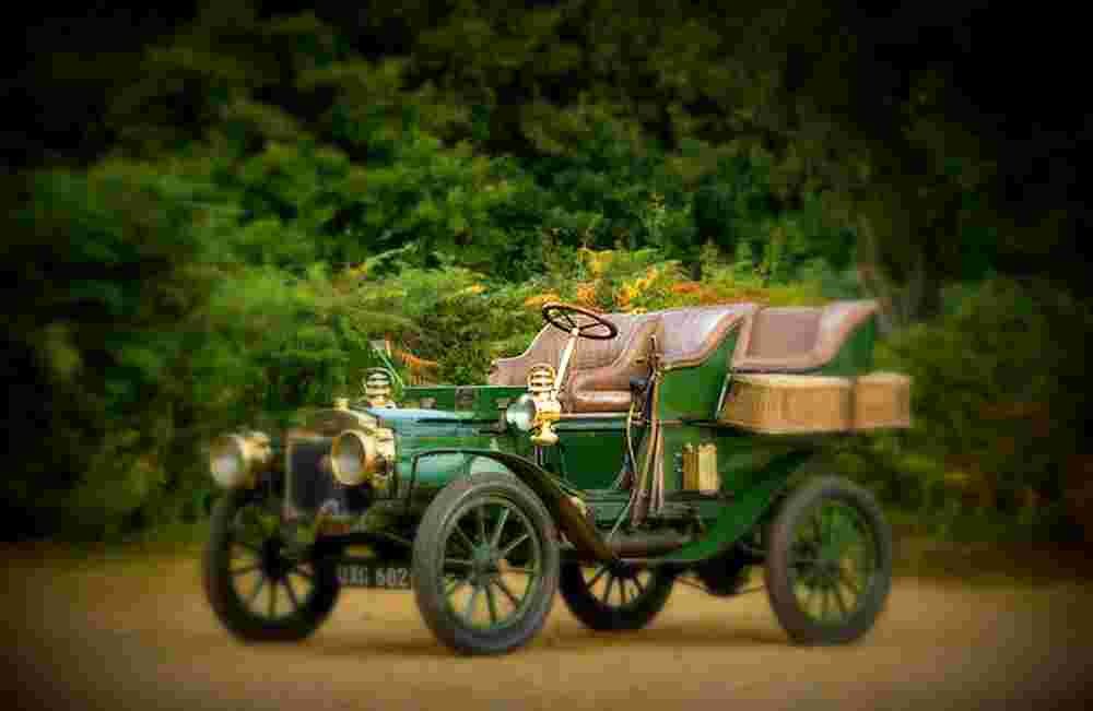 1904 Columbia Mark XLIII Two Cylinder Rear Entrance Tonneau A4 Photo Print