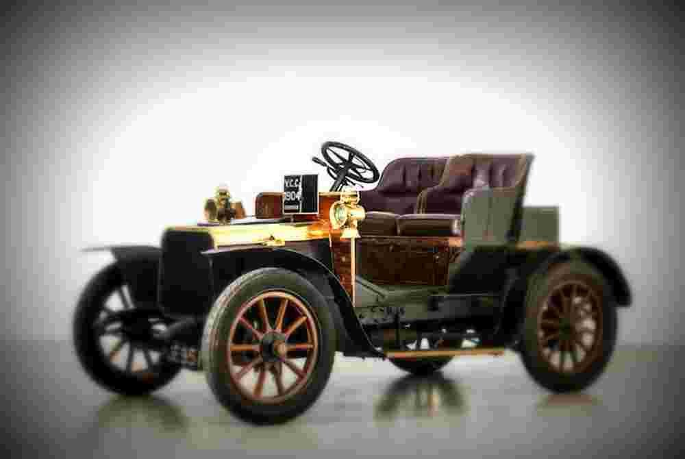 1904 Darracq 8HP Two Seater A4 Photo Print