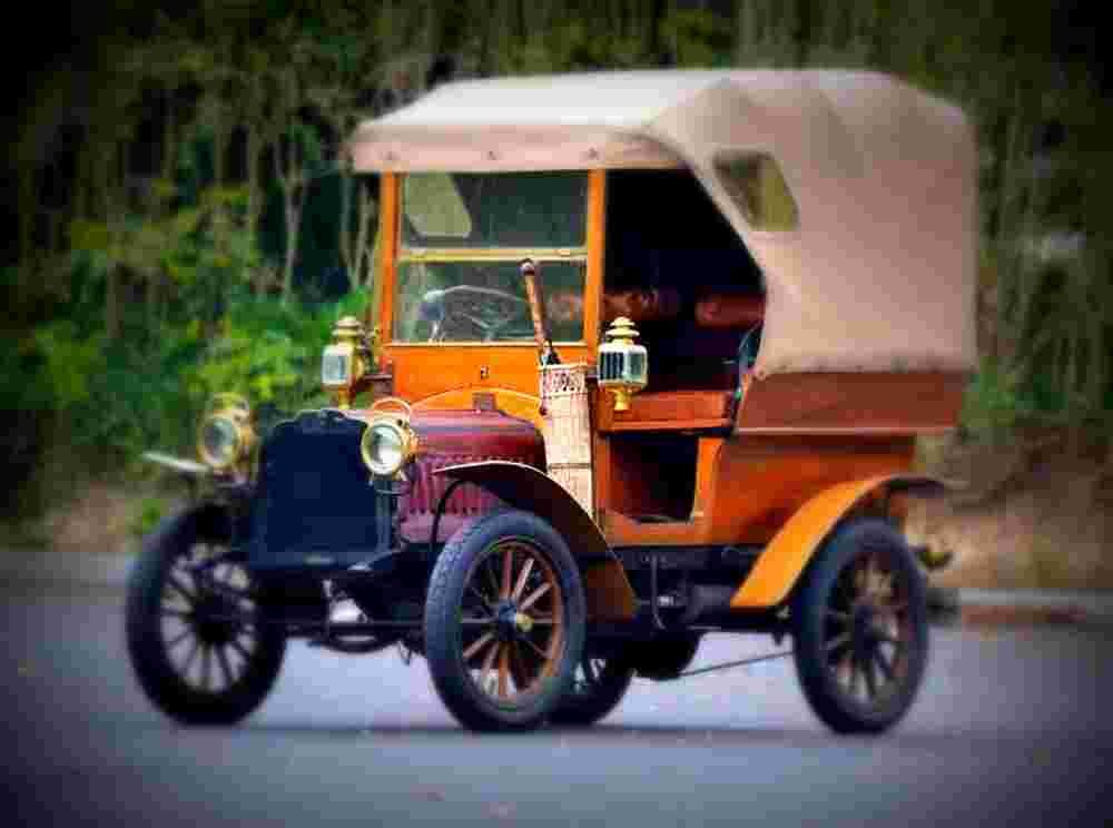 1904 Fouillaron Type G 6HP Tonneau A4 Photo Print