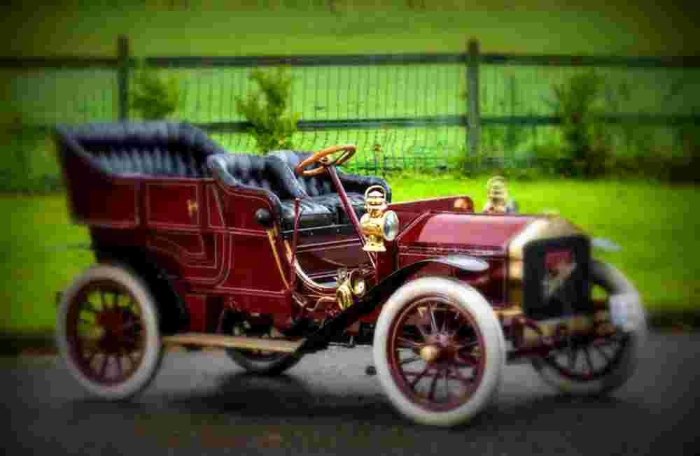 1904 Pope Hartford 20HP Model D Two Cylinder Side Entrance Tonneau A4 Photo Print