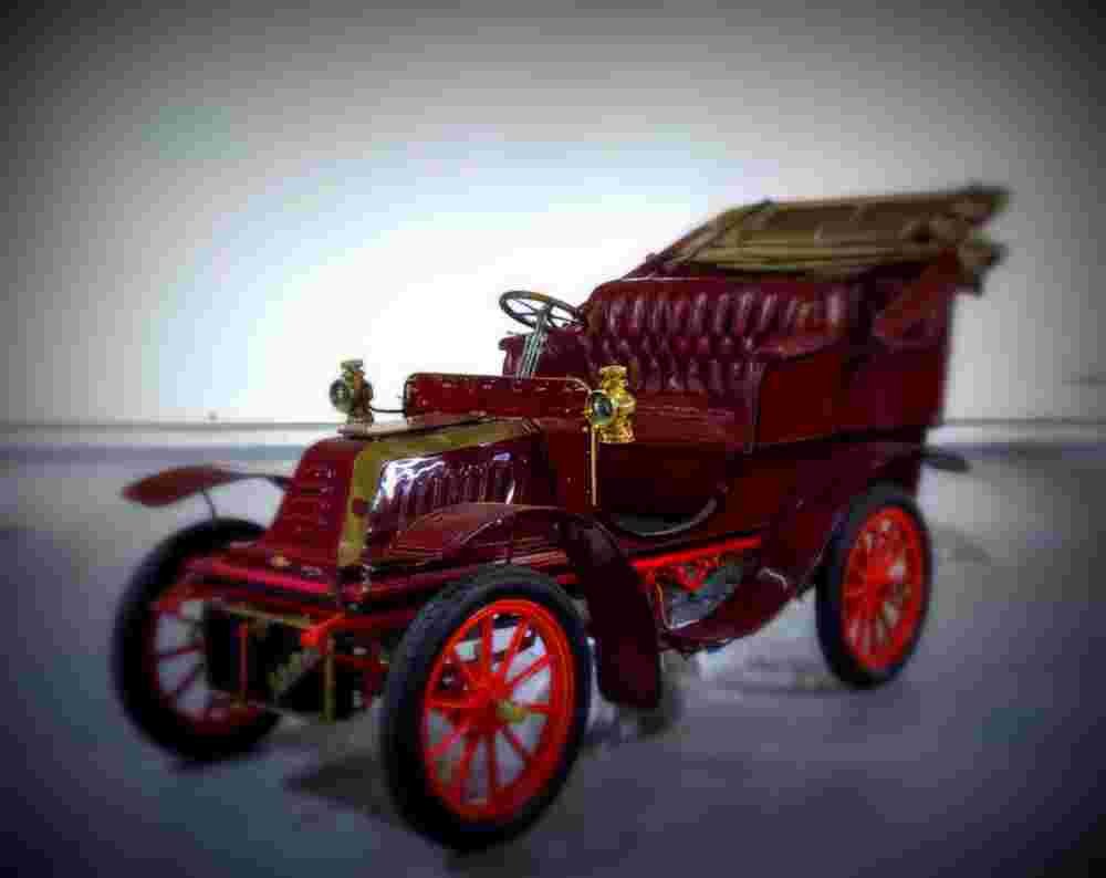 1905 De Dion Bouton Model Z 8hp Rear Entrance Tonneau A4 Photo Print