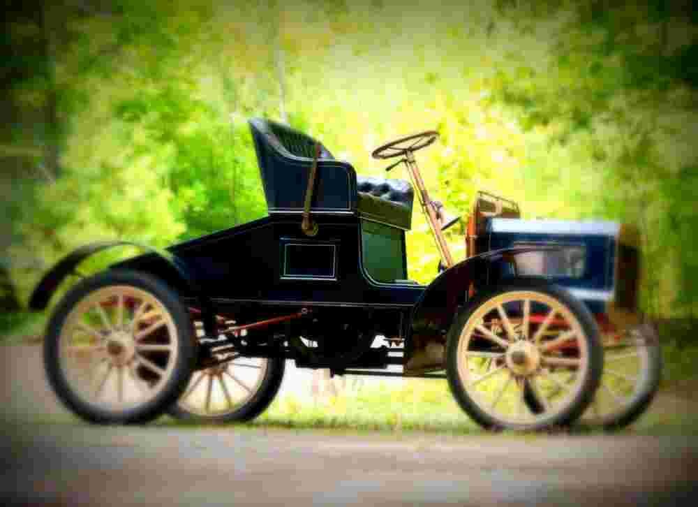 1905 Queen Model B Runabout A4 Photo Print