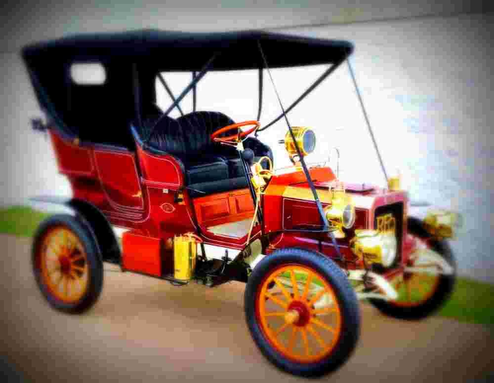 1905 Reo Two Cylinder Five Passenger Detachable Tonneau A4 Photo Print
