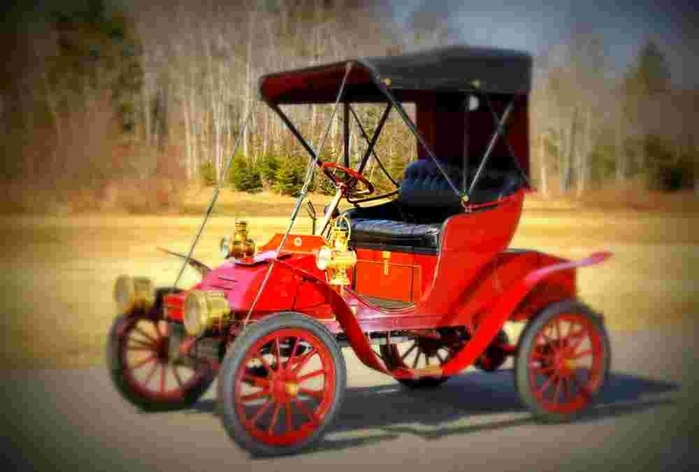 1906 Autocar Type 10 Runabout A4 Photo Print
