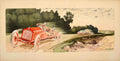 1906 Automobile Rally Vintage Retro Advert Poster A4 Photo Print