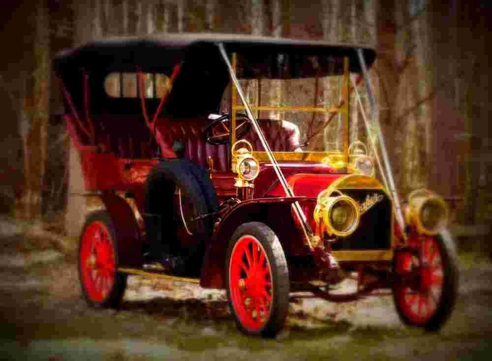 1906 Studebaker Model G Touring A4 Photo Print