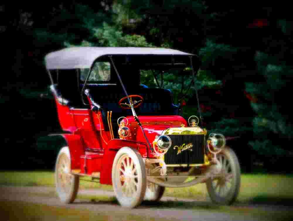 1906 Winton Model K Touring A4 Photo Print