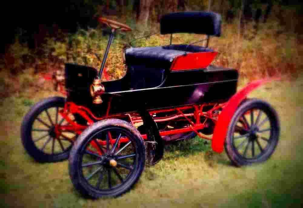 1907 Jewel Model B 8hp Runabout A4 Photo Print