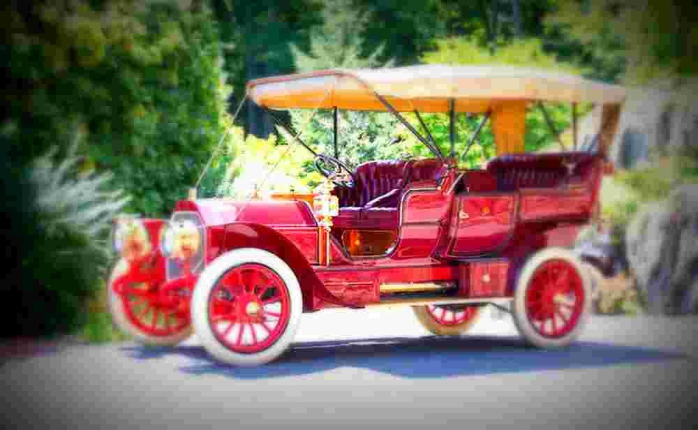 1907 Stearns 60HP Seven Passenger Touring A4 Photo Print