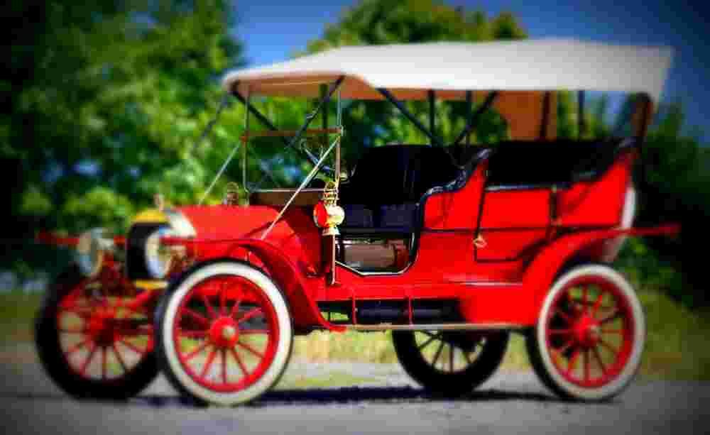 1907 Wolfe Four Five Passenger Touring A4 Photo Print