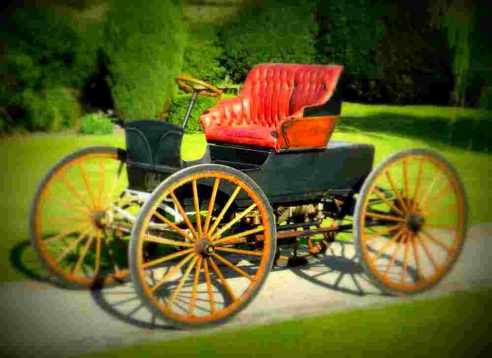 1908 Chicago Motor Buggy Type 112 A4 Photo Print