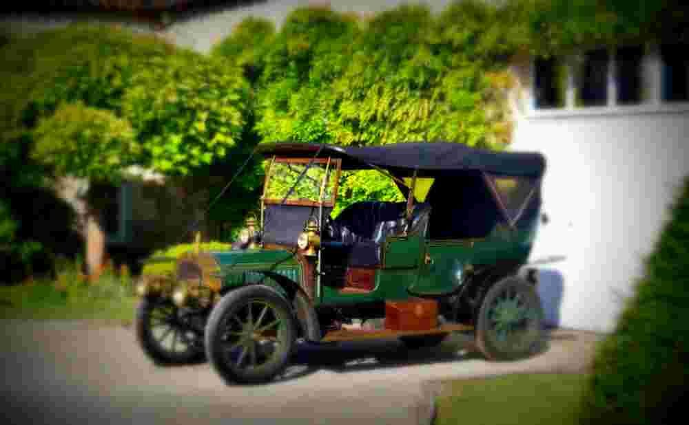 1908 De Dion Bouton Bi 1518HP Double Phaeton A4 Photo Print