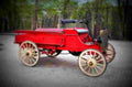 1908 Galloway Highwheeler Wagon A4 Photo Print