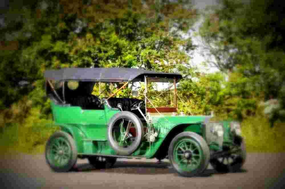 1908 Napier Type 23A 45HP Seven Seater Touring A4 Photo Print