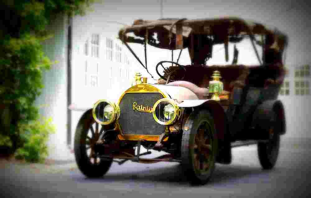 1908 Rainier Model D 4550HP Seven Passenger Touring A4 Photo Print