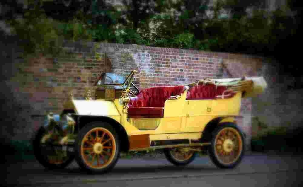 1909 Belsize 1416HP Roi des Belges Tourer A4 Photo Print