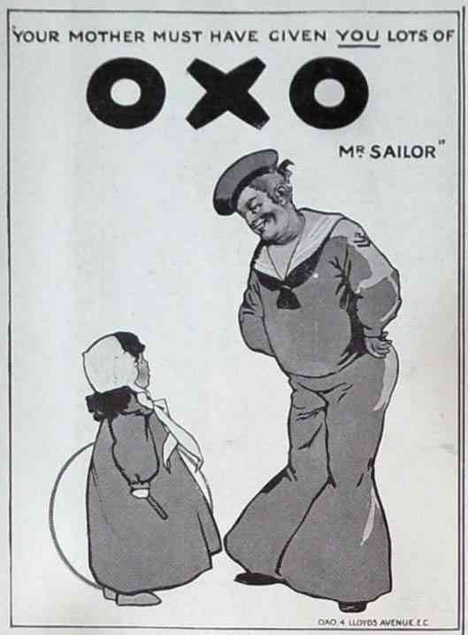 1909 Oxo Vintage Advert A4 Photo Print