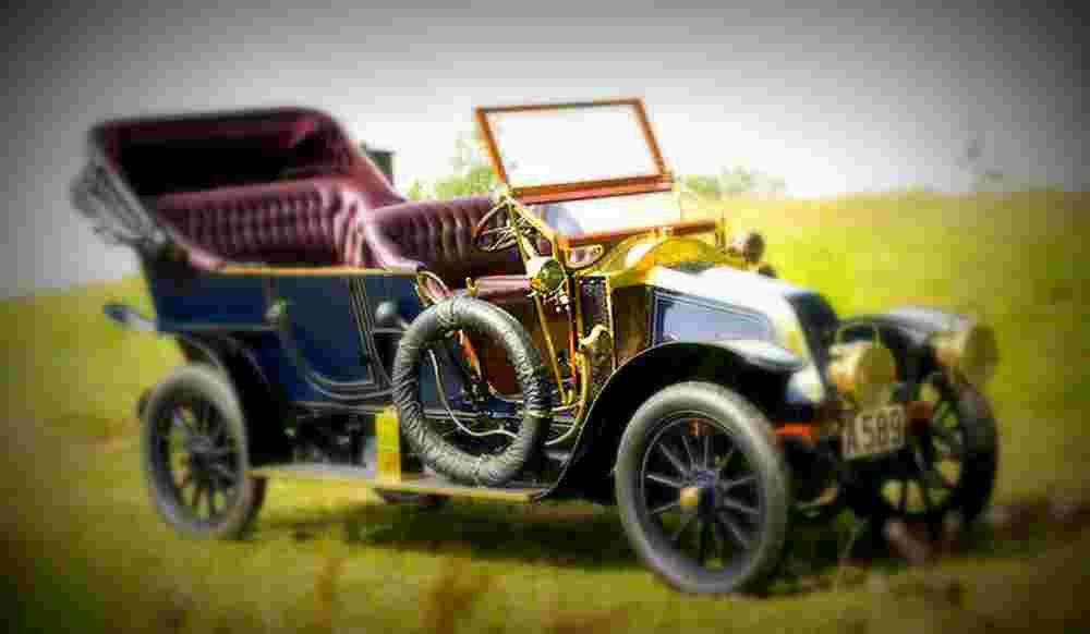 1909 Renault V 1 2030 Cape Top Victoria Brewster A4 Photo Print