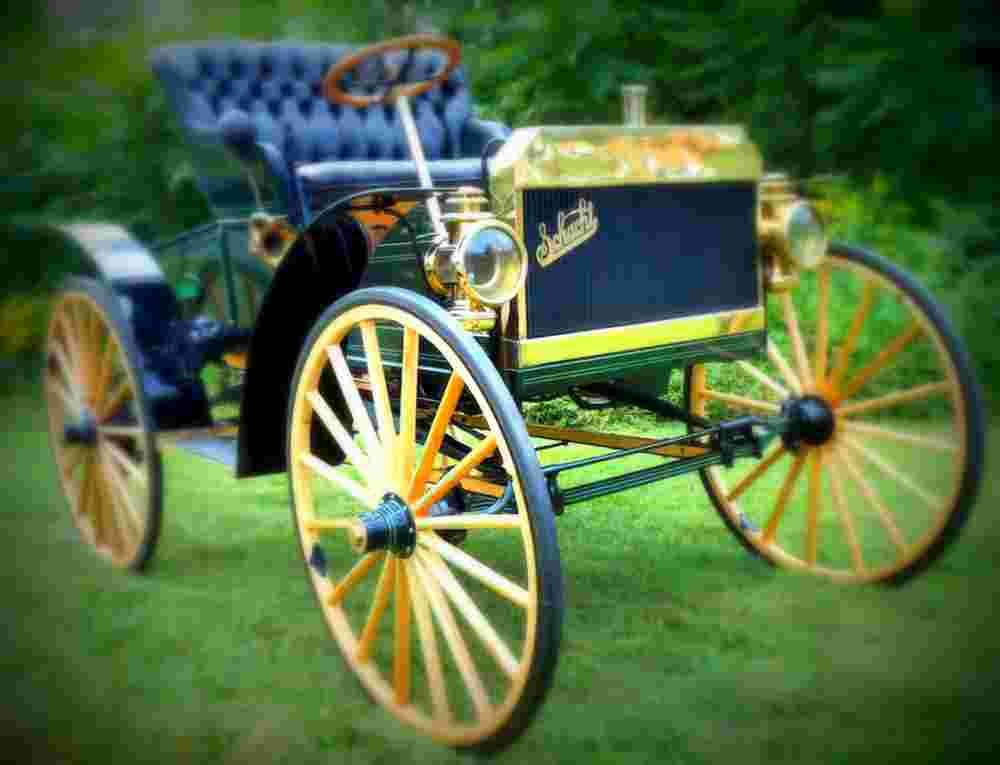 1909 Schacht Model K Runabout A4 Photo Print