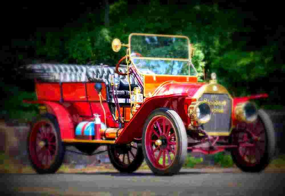 1909 Stoddard Dayton Model 9 A Touring A4 Photo Print