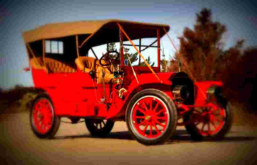 1910 Knox Type O 5 Passenger Touring A4 Photo Print